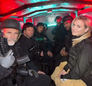 Nicky Whelan Instagram - New year … new movie … I have been surrounded by a really incredible group of people this past month. I am always so grateful to make movies for a living. Thank you to every champion stunt man who was a part of this film. All of you took such great care of me. You were all absolute gentleman and allowed me to look very cool 🥹 our legend actors @timvmurphy @thechriscleveland @lasardo.robert @tilschweiger @rampagejackson @the_new_gigandet 😎 Director @jaredcohn1 🎬trainer @markhammercastagnini 👊🏼Glam @andreajbarr_hair @caycijean 🥰#moviemaking more to come ❤️👌🏼