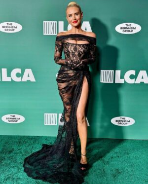 Nicky Whelan Instagram - Last night, we celebrated the 40th anniversary of Last Chance for Animals, led by the fearless Chris DeRose, who has dedicated his life to protecting animals. He and his team, after 30 years of relentless effort, achieved a monumental victory by shutting down the dog meat trade in South Korea. This was a momentous occasion, recognizing their unwavering commitment to a cause that seemed insurmountable for decades.

Animals do not have a voice, and it is our responsibility as humans to lead them into a safer future. At this stage of our evolution, there are no excuses. If you ever find yourself feeling lost or without purpose, consider turning to your local animal shelter. A small donation, volunteering your time, or simply learning about organizations like Last Chance for Animals can have a profound impact. These remarkable communities are saving animals lives around the world.  #stlylist @biancaarose_  #dress @madoh.official  #jewelry @sinai.au  #shoes @shoe_connection  #hairstylist @nazaninhairandmakeup
