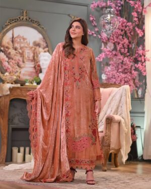 Nida Yasir Instagram - 𝑵𝒊𝒅𝒂 𝒀𝒂𝒔𝒊𝒓 𝒙 𝑴𝒂𝒓𝒊𝒂.𝑩. 𝑼𝒏𝒔𝒕𝒊𝒕𝒄𝒉𝒆𝒅 𝑾𝒊𝒏𝒕𝒆𝒓 𝑳𝒖𝒙𝒆

With her stunning grace, @itsnidayasir.official brings Unstitched Winter Luxe by Maria.B. to life. An enchanting tribute to winter fashion. 

Product Code: DL-1206

Available now.

#nidayasir #mariab #mariabofficial #mariabgoesglobal #mariablinen #winterluxe #unstitchedlinen