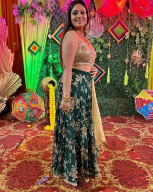 Nidhi Mahawan Instagram - Stylish and comfortable! Love my new ethnic wear dress from @kainta_designs by Kritikai