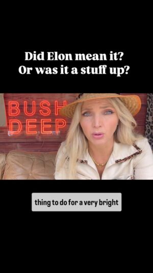 Nikki Osborne Instagram - I always assume the best in people…..let’s hope I’m right. Was this a misunderstanding?! (Full video on YouTube) #fyp #reels #funny #viral #comedian #bushbarbie #comedy #straya #elonmusk
