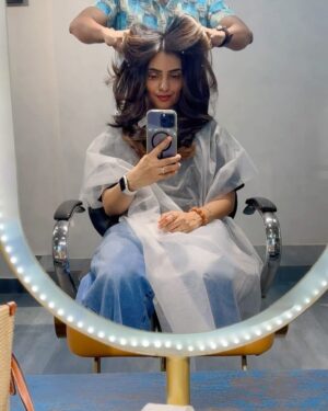 Nimmy Arun Gopan Instagram - New hair, new vibe! 🥰

Thanks to @kingsily_ksl for this new and fresh look.