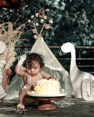 Nimmy Arun Gopan Instagram - Looking back at these pictures from your first birthday, I can’t believe how fast time has flown. It feels like I blinked, and my baby is already growing up. Happy 4th birthday to my Aaryan Kuttan 😘✨ @babyaaryan_