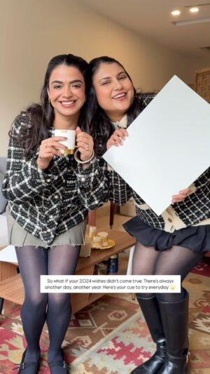 Nishtha Gandhi Instagram - “✨ This is  your sign that if things didn’t work out in 2024, try again in 2025 with a vision board that works ! And share this with the person you’d like to do this with 🥰♥️✨

Here’s how to create one that inspires action:
1️⃣ Reflect on your goals—career, health, relationships, and self-growth.
2️⃣ Find visuals, quotes, and words that resonate with your aspirations.
3️⃣ Arrange them on a board or digitally (Canva is a great tool!).
4️⃣ Place it somewhere you’ll see daily—let it remind you to take aligned steps.

Manifestation starts with clarity! 💭 What’s the first thing going on your 2025 vision board?

#visionboard2025 #manifestyourdreams #goalsetting #goalsetting #bestfriendsgoals