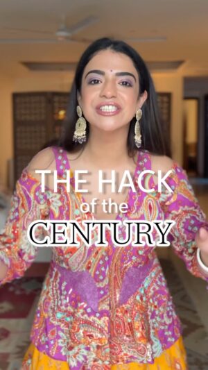 Nishtha Gandhi Instagram - The BEST hack for my winter brides ♥️.
Comment for links ✨.
.
.
.
#winterhacks #bridaltips #winterweddings