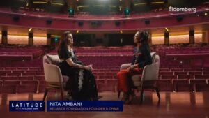 Onima Kashyap Instagram - Nita Ambani discusses her vision for the future of cricket in India with Bloomberg, emphasizing the sport’s growth and the need to inspire the next wave of women athletes. #NitaAmbani #CricketInIndia #WomenInSports