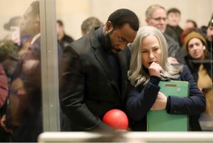 Patricia Arquette Instagram - #severance @appletv #grandcentral #GlassCube