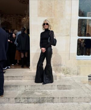 Patti Hansen Instagram - Special weekend with my daughter @officialalexandrarichards for @gabrielahearst first show in Paris! Thank you for making me feel so glamorous. 

Hair: @owengould 
M/U: @tobimakeup 
Styling: @alikornhauser
Special thanks to my assistant and friend @kyletorrence