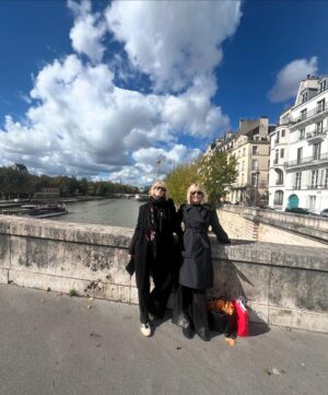 Patti Hansen Instagram - Special weekend with my daughter @officialalexandrarichards for @gabrielahearst first show in Paris! Thank you for making me feel so glamorous. 

Hair: @owengould 
M/U: @tobimakeup 
Styling: @alikornhauser
Special thanks to my assistant and friend @kyletorrence