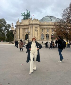 Patti Hansen Instagram - Special weekend with my daughter @officialalexandrarichards for @gabrielahearst first show in Paris! Thank you for making me feel so glamorous. 

Hair: @owengould 
M/U: @tobimakeup 
Styling: @alikornhauser
Special thanks to my assistant and friend @kyletorrence
