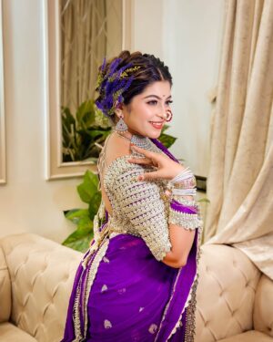 Payal Pati Instagram - अप्सरा💜👀

Look - @makeup_by_saylipatil 
Outfit- @sukhii_official_ 
Click- @drushtita.patil 
Edit - @_tanmay_vaity_official_