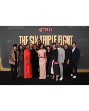 Pepi Sonuga Instagram - A dream come true. ✨ The premiere of The Six Triple Eight is here, and I’m overwhelmed with gratitude to be part of a film that tells such an important and powerful story. To stand alongside this incredible cast and filmmakers, and honor the legacy of these heroic women is a privilege I will carry with me forever.

Six Triple Eight is in select theaters starting today! 🖤 Check out my story to see where you can watch it near you. I can’t wait to hear your thoughts and share this journey with you. 💫

Styling: @itsamandalim @lucakingston 
Hair: @shaylinjoneshair 
Makeup: @bobbierileybeauty 
Photographer: @imashnguyen 
Party Photos: @emiliomadrid
Carpet Photos: @gettyimages 
Gown: @rafikzakidesigns 
Clutch: Zhina L’afshar 
Heels: @gedebe 
Earrings: @kallatijewelry 
Necklace, bracelet, and ring: @shycreationfinejewelry 
🩷