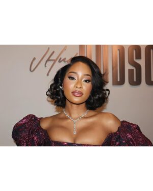 Pepi Sonuga Instagram - The ladies and I are on @jenniferhudsonshow today. The Six Triple Eight arrives tomorrow. Here we go! 🫡🩷

Makeup: @bobbierileybeauty 
Hair: @shaylinjoneshair 
Styling: @lucakingston @itsamandalim
✨