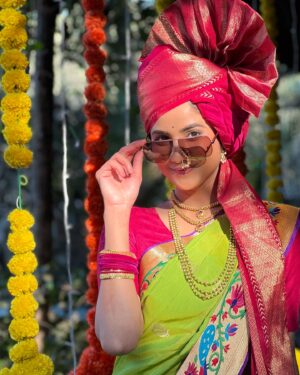 Pooja Birari Instagram - Saree Equals Swag 😎🤟