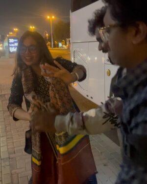 Pooja Shanka Instagram - Random Dubai memories of @thetamilnadunow awards 😇
With My Trouser @pooja.sh_