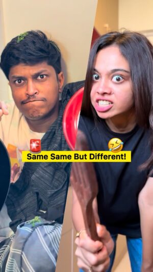 Pooja Shanka Instagram - Same Same But Different ! 🤣 Agreed ?