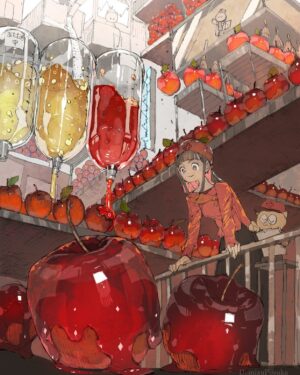 Posuka Demizu Instagram - Candy Apple Factory🍎