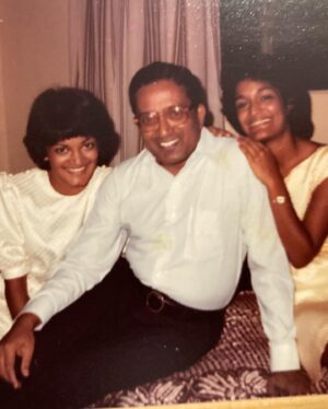 Pramila Jayapal Instagram - One week ago, my sister and I immersed my father’s ashes in the Cauvery River in India. He was 93 and passed away peacefully. Clearing out his stuff, I am reminded of who he was. He and my mother loved parties, dancing & entertaining. He loved singing & would often call us and sing Stevie Wonder’s “I just called to say I love you.” He was super competitive, played endless games of Phase 10 and hated to lose—even to the kids! He was a perfectionist, demanding order in everything, even folding laundry before he put it in the wash. He couldn’t throw anything away, so his closets were full of empty little boxes, airline freebies, even broken suitcases. He got sustenance from daily 60-90 minute walks, rain or shine, at a pace that had us running to keep up. He was loyal & would help anyone in need. He possessed a genius math/engineering mind, scoring at the top of the all-India exams, setting ambitious goals and meeting them. When he and my mom moved to Indonesia in 1969, they charted new territory in an unknown place. He travelled for work & then more with mom following her passions. He supported my mother’s many careers as teacher, author and counselor. He believed completely in education, and that his daughters could achieve anything with it. Unlike many of his era who wanted to have sons, he always wanted daughters. He sent us away to college in America at 16 when he had nothing in the bank, because he wanted us to have all the opportunities available. I don’t think there was much thought to how we would never live on the same continent as them again. As we all came to realize, children being far away as their parents age is but one of the prices of migration. It wasn’t all perfect—like everyone, he had flaws & we had our rough patches. But as I sift through all the memories, I see how much of him is also in me and I am grateful. As we put his ashes in the beautiful rushing river, sky above as blue and clear as could be, trees swaying, it was the perfect place & moment to send him on his final journey. While the hole in my heart is there, it is now growing the flowers of memory & gratitude for all he was. Om Shanti, dearest Papa. May your soul attain moksha. ❤️