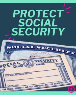 Pramila Jayapal Instagram - 85 years ago today, the first Social Security check was issued. This was a massive move to help people keep money in their pockets and retire with dignity.

Let me be clear: Social Security is an EARNED benefit and something Democrats will fight to protect.