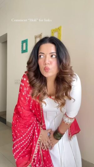 Pratibha Bhadauria Instagram - Found this one under budget on Myntra. Let’s begin the Holi Outfit Marathon. 🟠🟢🟡🔴

Comment “Holi” to get the link of this kurta set in your DMs and follow me for more such recommendations ❤️❤️

#Indianwear #kurtaset #indianfashion #kurtasetswomen #onlineshopping #modestclothing #modestfits #indianoutfit #ethnicwear #Holi #Holioutfits #HoliOutfitInspo 

Pratibha bhadauria , Modest clothing , Indian wear , Online shopping , Coord set , Kurta sets for women , Ethnic wear , Indian clothing, Holi , Holi outfit , Holi outfits , Holi Outfit Inspo