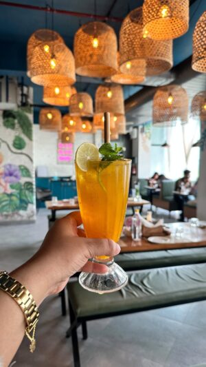 Pratibha Bhadauria Instagram - And I sat under the cherry tree 🌸😀

Found this gem of a place @speziabistro in the middle of Noida, had a scrumptious meal and called it day. ✨

Would definitely recommend popsicle cocktail and their yummy Sushi spread. Uff !! *Chef’s kiss* 🤩

P.S. Book a table in advance ,it’s always full. 
.
.
.
#noida #foodie #Pratibhabhadauria #bestcafeintown #indianfood #noidadiaries #noidagram #noidacity #reels #speziabistro 

Cafe to visit in Noida . Famous cafes in Noida , food lovers, cherry blossom , aesthetic cafe in Noida