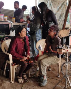 Pratibha Ranta Instagram - Yesterday turned out to be one of the most special day of life, our film #LaapataaLadies was selected as India’s official entry to the Oscars, Thank You Kiran Ma’am for all your support and for taking me beneath your wings! A big shout out to our whole team . 
Can’t stop celebrating ♥️♥️♥️