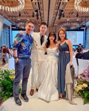 Priscelia Chan Instagram - Blessed Marriage @e.v.a.n.t.a.n and @nicoletteow ❤️ It was such a fun, creative and heartfelt wedding with good vibes from your friends and team from @framethefolks ✨😎 Laughter and love filled the air, we are so happy for the both of you 😍🥹 May God always be in your marriage too ❤️ Hallelujah!