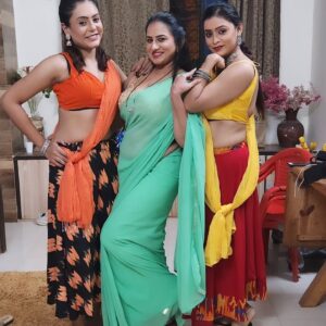 Priyanka Chaurasia Instagram - Finally bk to shoot aftr 1month with @piikuuuu @iampari.23 #actress #actresslife #beautiful #beauty #models #instagood #insta #instalike #instadaily #instamood #instagram #instacool #instaphoto