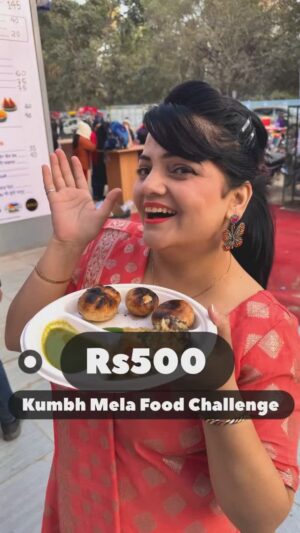 Priyanka Tiwari Instagram - Rs500 Kumbh Mela Food Challenge 
.
#food #kumbhmela #reelitfeelit #fyp @uttarpradeshtourism