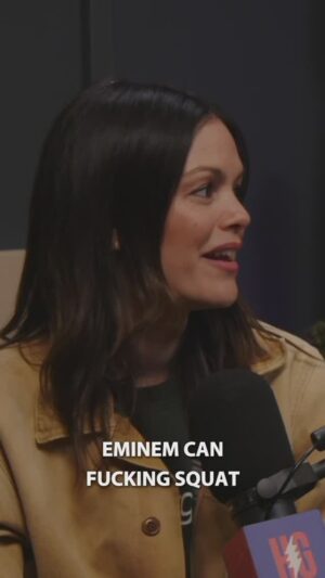 Rachel Bilson Instagram - Eminem, if you’re watching this, you’re cordially invited to squat on Rachel’s lap (or anywhere else you would like 😄) 

POSTS ARE BACK! Catch this fun one in yesterday’s episode after special guest, Luciane Buchanan, revealed a squatting suitor story 🥴 

Who would you let squat on you 😝??