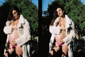 Rainey Qualley Instagram - still pregnant 🩷