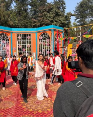 Raksha Gupta Instagram - Continue Shoot @arvindakelakallu @rakshaguptaofficial