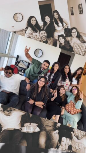 Rakshanda Khan Instagram - Can't live with or without Hum Tum. Just like our own families, the families we create in our professional lives also have love hate relations. I can love to hate them but I can't hate loving them. 😁 samajh gaye na, Kitna simple hai??? Can't stop loving u mah crazies @anjali_tatrari  @leenabalodi @therealfarahlakhani @sundipved  @simran_sharma_ @utkarsha_naik @romilchaudhary02 ( tumse toh badla baaki hai mere dostttttt)
 @avisthename u were missed sooooo much .