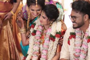 Ramya Pandian Instagram - My little brother @parasu_pandian got married, but to me, he’ll always be my 6-feet-tall baby😘 It’s hard to put into words how happy I feel….he has always been such a wonderful child that we often wondered, ‘How can a kid be this mature and never troublesome at all?’ He has made us proud every step of the way and has now grown into a man of great values.

And for his beautiful heart, God has gifted him the bestestttt life partner our sweet Aishwarya @just.aish.things . Our family is beyond happy to have an angel for our gem♥️ Aishu, we love you, and we love your family even more! Can’t wait to create endless happy memories together as one big family♥️♥️😍😍🥰🥰😘😘💃🏻💃🏻

Heart is so full.
Wishing my dear sweethearts a lifetime of love and happiness! ❤️

HAPPY MARRIED LIFE♥️

@shanthyduraipandiyan 
@lovel.dhawan 
@tripurasundari_12 
@wherenxt.dxb 
@gowtham.ags 

#family #wedding #fun