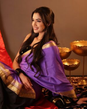 Reeshma Nanaiah Instagram - Had to share few more 🙈💜💜