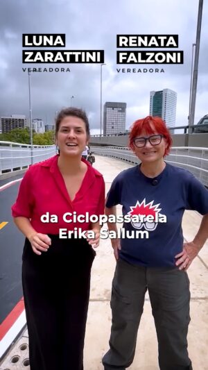 Renata Falzoni Instagram - Ciclopassarela Erika Sallum inaugurada!✅

Hoje, eu e a vereadora @renatafalzoni estivemos na inauguração da ciclopassarela Erika Sallum, uma importante estrutura na região do Butantã.

Uma antiga demanda que foi realizada graças a soma de forças dos moradores, comerciantes e do poder público! 💪