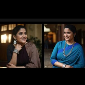 Renuka Shahane Instagram - For all those asking about my styling and my jewelery in #CrimePatrolSatark here are the details for these two looks 😊😁
Styled by @prachethestylist ❤
Assisted by @namratastyles 🤗
Pic by @shruu_t who is such a talent with the camera 🥰
Jewelry @creyons_ ❤❤