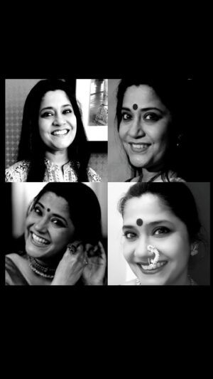 Renuka Shahane Instagram - #throwbackthursdays 
#pastandpresent
#kalaajaurkal
#presentcontinuous
#blackandwhite