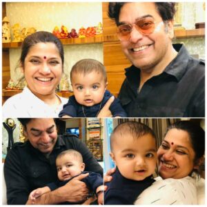 Renuka Shahane Instagram - New Year 2023 started in such a magical way for us with our angelic grandson Samdarsh Suhaney. Thank you dear @shashwatsuhaney & Shaili for the precious time spent together. Family is everything ❤ Happy new year 2023 to all of you and your families ❤🙏🏾 @ashutosh_ramnarayan and I wish you all a year full of precious experiences, super success, good health & great abundance ❤🌟🙏🏾