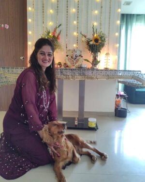 Resham Tipnis Instagram - Amcha bappa aala ghari 😍
Ganpati bappa morya.