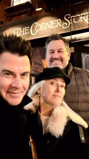 Ricki Lake Instagram - We’re  on our own choose your own adventure right now.  Missing our beloved Malibu while making the best of things in NYC. 
Oh and @georgehahn in the flesh is giving me lifffffeeeeeee! ❤️‍🩹