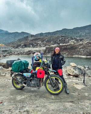 Ridergirl Vishakha Instagram - Happy Birthday Rudra ❤️
She turns 3 today🫶 

Today marks three incredible years of our journey together. From the moment we met, you've been more than just a motorcycle; you've been my steadfast companion, my confidante, and my gateway to endless adventures. Together, we've explored terrains far and wide, conquering every challenge that came our way with unwavering strength and determination. 
Rudra has been my companion, taking me across every terrain with 💯 partnership. 

With you, Rudra, I never feel the need for human company during my travels. Your presence makes me feel safest, happiest, and truly independent. Each ride with you is a testament to the bond we share and the memories we've created.

Here's to many more thrilling adventures, countless miles, and unforgettable experiences together. I love you, Rudra. Cheers to us and to many more journeys ahead!