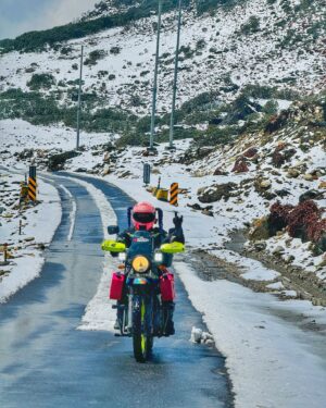 Ridergirl Vishakha Instagram - Happy Birthday Rudra ❤️
She turns 3 today🫶 

Today marks three incredible years of our journey together. From the moment we met, you've been more than just a motorcycle; you've been my steadfast companion, my confidante, and my gateway to endless adventures. Together, we've explored terrains far and wide, conquering every challenge that came our way with unwavering strength and determination. 
Rudra has been my companion, taking me across every terrain with 💯 partnership. 

With you, Rudra, I never feel the need for human company during my travels. Your presence makes me feel safest, happiest, and truly independent. Each ride with you is a testament to the bond we share and the memories we've created.

Here's to many more thrilling adventures, countless miles, and unforgettable experiences together. I love you, Rudra. Cheers to us and to many more journeys ahead!