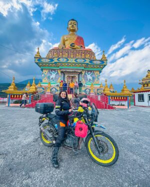 Ridergirl Vishakha Instagram - Happy Birthday Rudra ❤️
She turns 3 today🫶 

Today marks three incredible years of our journey together. From the moment we met, you've been more than just a motorcycle; you've been my steadfast companion, my confidante, and my gateway to endless adventures. Together, we've explored terrains far and wide, conquering every challenge that came our way with unwavering strength and determination. 
Rudra has been my companion, taking me across every terrain with 💯 partnership. 

With you, Rudra, I never feel the need for human company during my travels. Your presence makes me feel safest, happiest, and truly independent. Each ride with you is a testament to the bond we share and the memories we've created.

Here's to many more thrilling adventures, countless miles, and unforgettable experiences together. I love you, Rudra. Cheers to us and to many more journeys ahead!