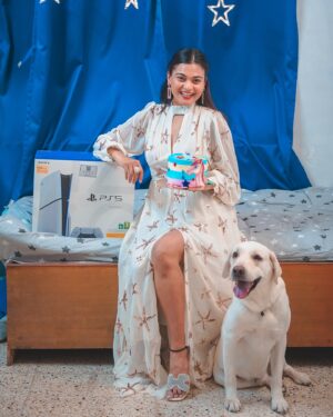 Ridergirl Vishakha Instagram - Thank you everyone for making this birthday so special 💕
@sherpa_life for the best birthday gift ever PS5 🎮
@eierene__ love the cake 🦄

Also, Now I am a ps5 girl, can’t wait to see you all on my gaming channel.
