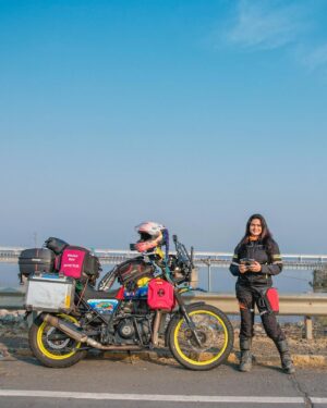 Ridergirl Vishakha Instagram - Me & Rudra made it safely to North East India 😎