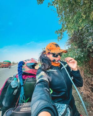 Ridergirl Vishakha Instagram - Me & Rudra made it safely to North East India 😎