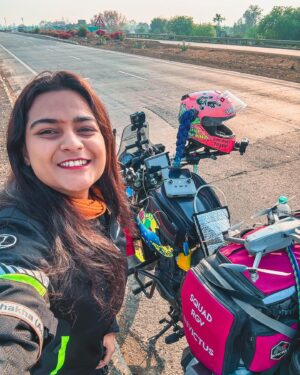Ridergirl Vishakha Instagram - Me & Rudra made it safely to North East India 😎