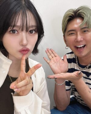 Rie Kitahara Instagram - 🦄💖💄🪽🫧
 #いむたんメイク
可愛すぎ~ｯ
憧れの鼻先ちゅるんになりました💖

YouTubeでメイクしてもらったょ🫶🏻
ぜひ動画でビフォアフご覧ください~！
@imutan_makeup 

カラコンはメイメ！ @meime.official 
@iamyukaf