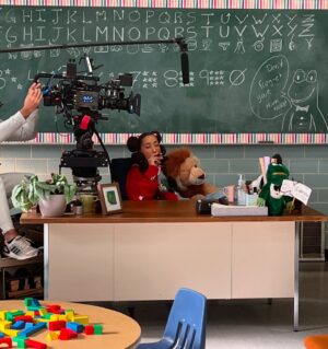 Robin Thede Instagram - I have been able to do so many fun things on TV over the years. I will NEVER take living my dream for granted! #behindthescenes